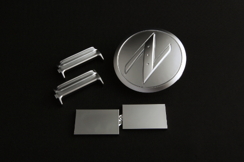 自動車部品のサテンめっき